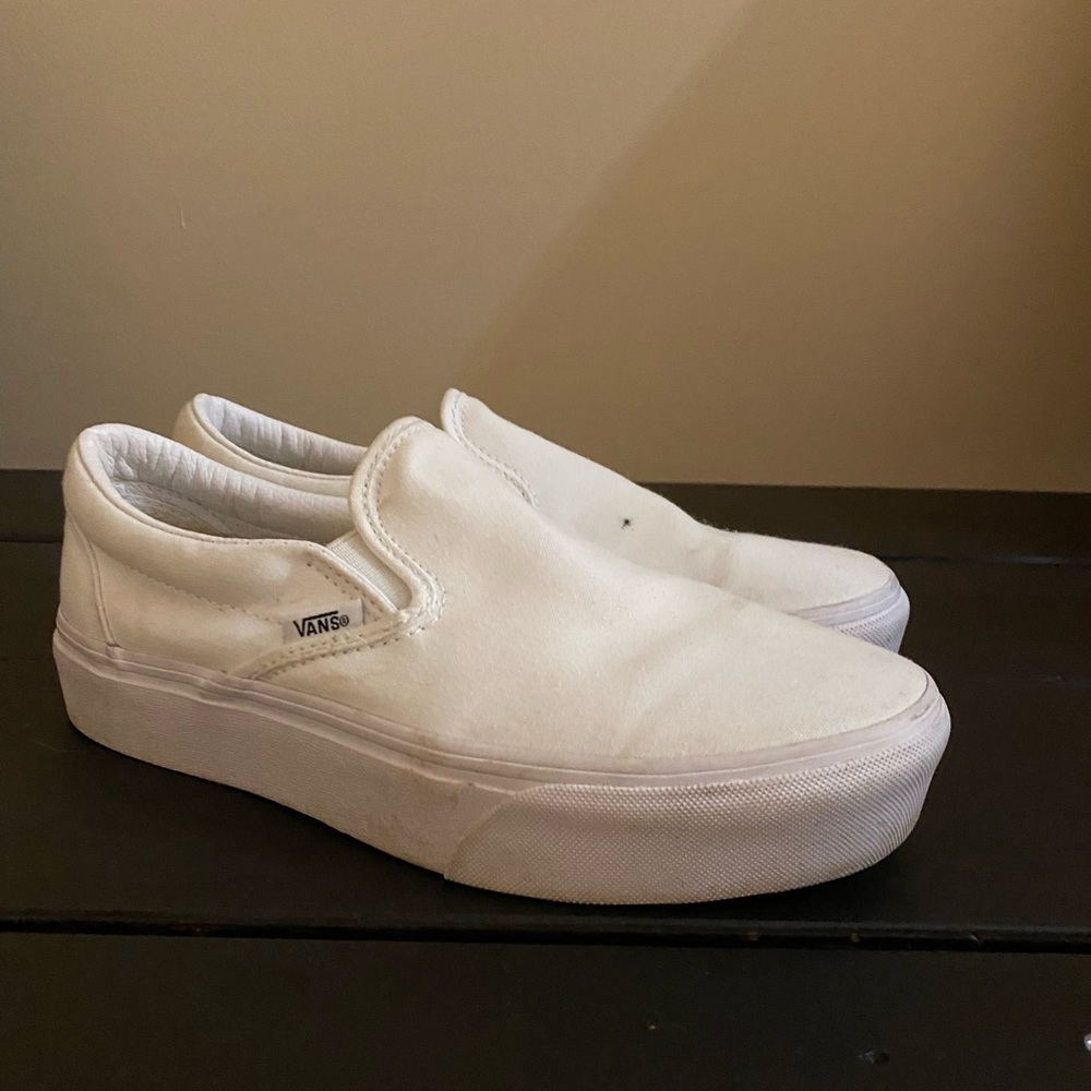 Vans platform slip ons